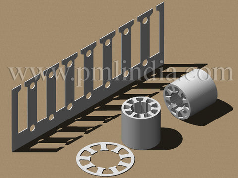 Components in 50% Co:Fe Alloy