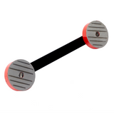 Ferrite pot magnet with holder downside view